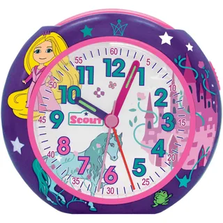 Scout Kinderwecker »Pics« Quarzwecker, Geschenkidee, Kinderzimmer,Schulanfang, Pferd,Lernwecker, bunt