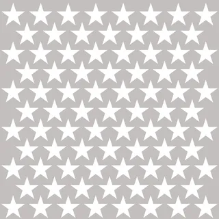 PREMYO 84 Sterne Wandsticker Kinderzimmer Mädchen Jungen - Wandtattoo - Wandaufkleber Selbstklebend Weiß