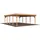 Karl Doppel-Carport 600 x 762 cm Braun tauchgrundiert