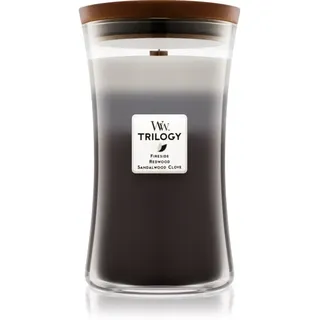 Woodwick Warm Woods Duftkerze 609,5 g grau