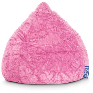 BeanBag Fluffy 70 x 90 cm pink