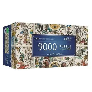 Puzzle 9000 Uft Alte Himmelskarten 81031