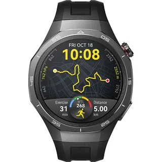 Huawei Watch GT5 Pro BT 46,3 mm Titaniumgehäuse schwarz Sportarmband schwarz verstellbar