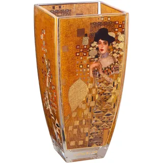 GOEBEL Adele Bloch-Bauer & Vase Glas Artis Orbis Gustav Klimt