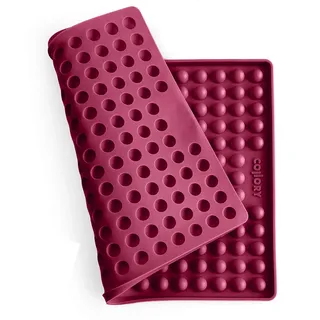 Collory Backmatte Hundekekse für MEDIUM HALBKUGEL (1,5cm Ø) Leckerlis, Silikon Backform, Backunterlage für Backblech, Diätmatte, Hitzebeständig, Lebensmittelecht & Bpa-frei