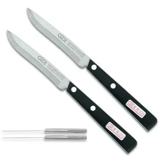 Güde Messer - Serie Universalmesser - Set Allzweck- und Universalmesser 2 tlg. - Klingen 9,5 cm - Feinverzahnung - Griff Kunststoff - 9900-10-2