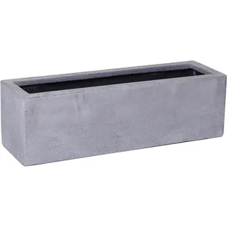 Vivanno Pflanzkasten Flobo 60 cm x 17 cm x 15 cm Betonoptik Grau