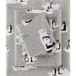Sleep Philosophy True North Tiere/Sterne Grau 135 x 200 cm + 80 x 80 cm