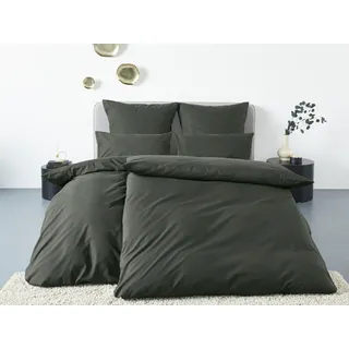 LeGer Home by Lena Gercke Bettwäsche "Anisa in Gr. 135x200, 155x220 cm oder 200x200", grün, B/L: 155cm x 220cm, 1 Stk., 1 Stk., Renforcé, B/L: 80cm x 80cm, 2 Stk.
