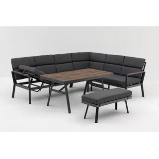 Gardissimo NARA OAK Ecklounge Gartenmöbel Sitzgruppe Holzoptik rechts