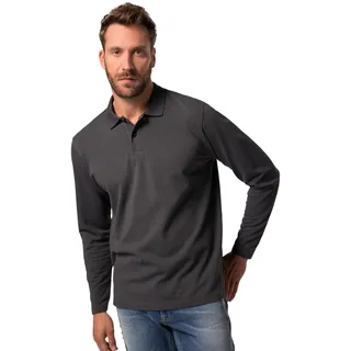 JP 1880 Herren Piquee 1/1 Poloshirts, Schiefer, 4XL