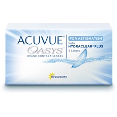 Bild Acuvue Oasys for Astigmatism 6 St. / 8.60 BC / 14.50 DIA / -2.75 DPT / -1.75 CYL / 100° AX