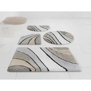 Badematte OTTO HOME "Josie, Badvorleger, Badezimmer Teppich" Gr. 5, beige (natur), H:20mm, Polyester, Badematten, Badematte, Badteppich, Badematten, rechteckig, rund & als 3-tlg. Set erhältlich