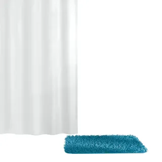 KLEINE WOLKE Duschvorhang Caravelle 180 x 200 cm weiß