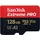 Extreme PRO R200/W90 microSDXC 128GB Kit, UHS-I U3, A2, Class 10 (SDSQXCD-128G-GN6MA)