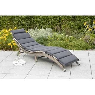 Merxx Waikiki Sonnenliege 172 x 62 x 54 cm Grau