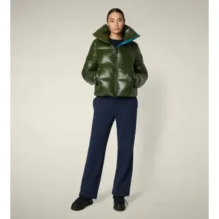 Save The Duck für Damen. D39370W-LOVE21 Jacke Isla grün (4), Lässig, Nachhaltig, Recyceltes Nylon