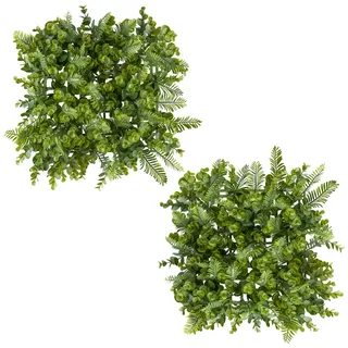 Creativ green Kunstpflanze »Wandmatte Eukalyptus-Farn« als perfekte Wand-Deko, grün