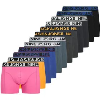 JACK & JONES JACNINE.ZERO SOLID TRUNKS schwarz S 12er Pack
