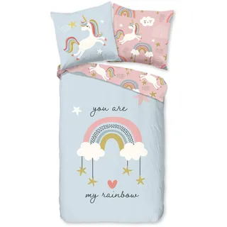 Good Morning Kinderbettwäsche Suus Renforcé, rosa