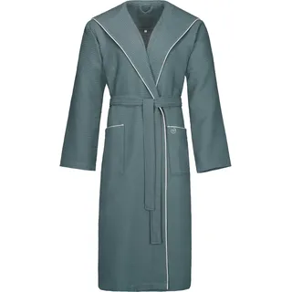 bugatti Herrenbademantel »Tizian, ideal für Sauna & Spa, Hotelbademantel, Morgenmantel« 1 Stk. Waffelpiqué-Struktur, mit Baumwollbiese, grau