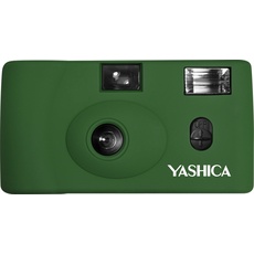 Yashica MF-1 dunkel grün Snapshot 35 mm Kleinbild Kamera-Set (mit eingelegtem Film + Batterie )