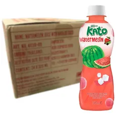 KATO - Wassermelonensaft mit Nata de Coco - 24 X 320 ML - Multipack