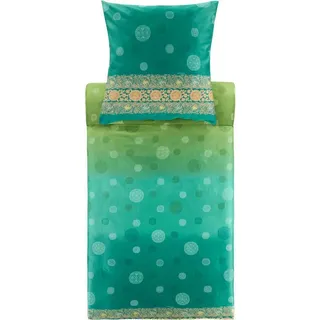Bassetti Satin-Bettwäsche-Garnitur PALLAVICINO Farbe V1 MINT Größe 135x200+80x80