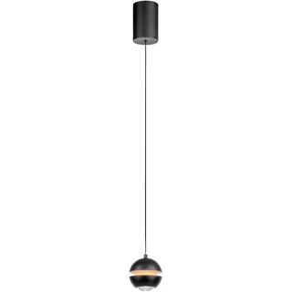Schöner Wohnen LINI 1-flg. Ø 10 cm kugelförmig schwarz