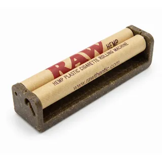 Rollingsupreme Raw Zigarettendrehmaschine, aus Hanfkunststoff, Größe: King Size (110 mm lang) , plastik, braun, 1 Stück