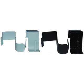 Haken Für Bris aus Eisen Einfassungen PVC / Holz 4 Stücke Weiß 28 Cf