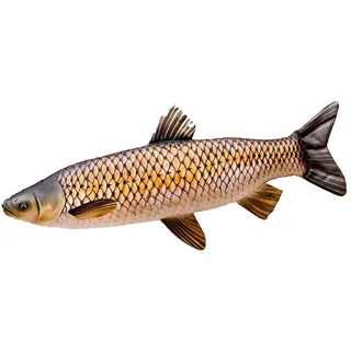 Gaby Das Graskarpfen Medium Kissen - Black / Yellow / White - One Size