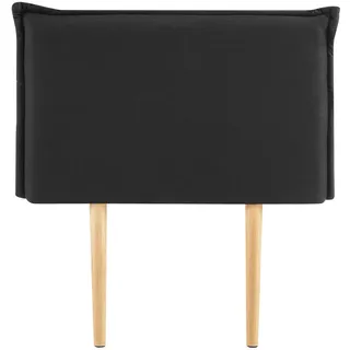 Idimex Kopfteil Nerina 90x190 cm schwarz