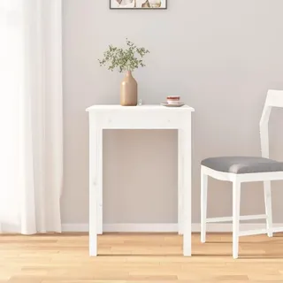 vidaXL Esstisch 55 x 75 x 55 cm weiß
