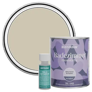 Rust-Oleum wasserfeste grün Fliesenfarbe für Badezimmer in Hochglanz Finish - Silberner Salbei 750ML