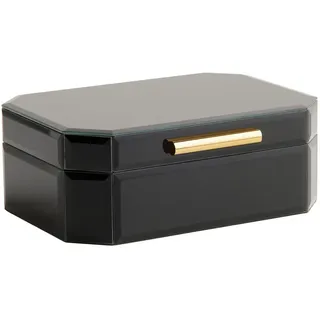 home&you SCHMUCKKäSTCHEN Skatola , Schwarz , Holzwerkstoff , 21x8x15 cm , Ordnen & Aufbewahren, Schmuckaufbewahrung
