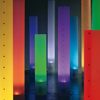 Stehleuchte Chameledeon Color LED Chameledeon transparent, Designer Jörg Schieber, 102 cm