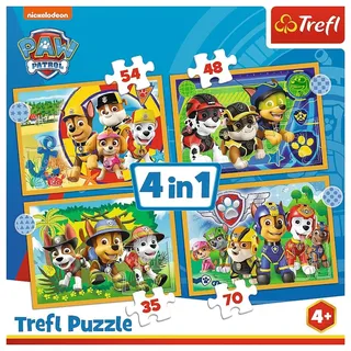 Trefl PAW Patrol 4 in 1 Puzzle