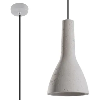 Sollux Lighting Empoli 1-flg. 15 W 17 cm rund Beton/Grau