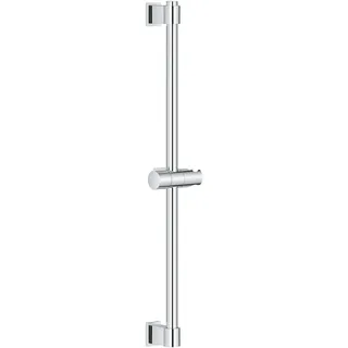 Grohe Vitalio, Duschstange 60cm ohne Bohren (oberes Befestigungselement verstellbar, mit Gleiter & Gelenkstück, zum Kleben oder Bohren, inkl. Schrauben & Dübel, ohne Kleber), chrom,