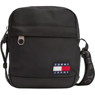 Tommy Jeans Herren Crossbody Bag Tasche Daily Reporter mit Logo, Schwarz (Black), Einheitsgröße