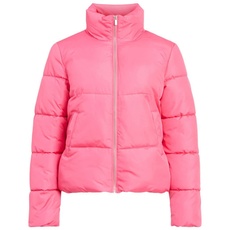Vila Damen Vitate L/S Short Buffer Jacket - Noos Jacke, Fandango Pink, 38 EU