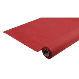 Pronappe Tischdecke R585009I Einweg-Tischdecke Länge 50m Breite 1,20m (pro Rolle) Farbe Rot Airlaid-Vliesstoff, Material mit Textileffekt und perfektem Fall, stoffähnlich