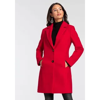 Kurzmantel LAURA SCOTT, Damen, Gr. 36, rot, Web, Obermaterial: 100% Polyester. Futter: 100% Polyester, normal extrakurz, ohne Ausschnitt, Mäntel Kurzmantel, perfekt für den Übergang