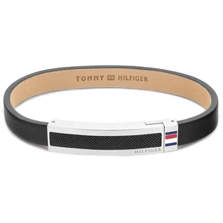 Tommy Hilfiger Armband Herren aus Leder schwarz 2790398