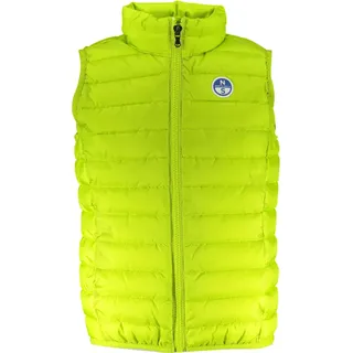 "North Sails Ärmellose Jacke für Jungen mit 4 Taschen und Logo aus recycelten Kunststoffflaschen" : Größe - 8A Größe: 8A - Grün
