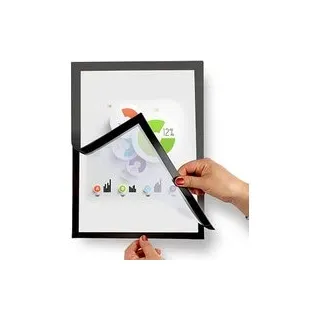 LMG Magnetrahmen selbstklebend schwarz A4, 1 St.