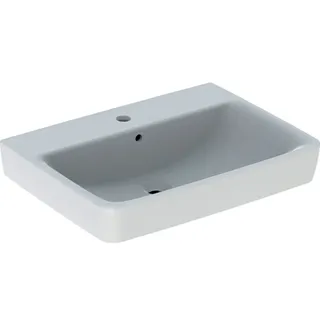 Geberit Renova Plan, Waschtisch, 65x48 cm, 1 Hahnloch, mit Überlauf, 501640, 501.640.00.8 - Weiß