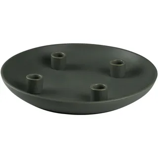 AM Design Kerzenhalter »Weihnachtsdeko, Adventsleuchter« für 4 Kerzen, Ø Kerzenteller ca. 31 cm, grau