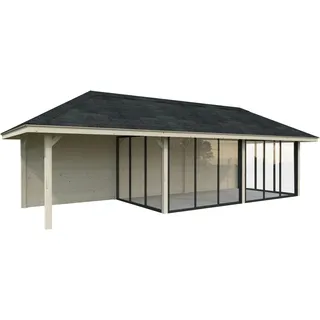 Palmako Pavillon Bianca Set218 Slide Transparent 876 cm x 300 cm FSC®